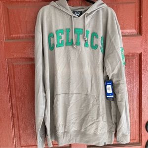 Grey Boston Celtics Hoodie